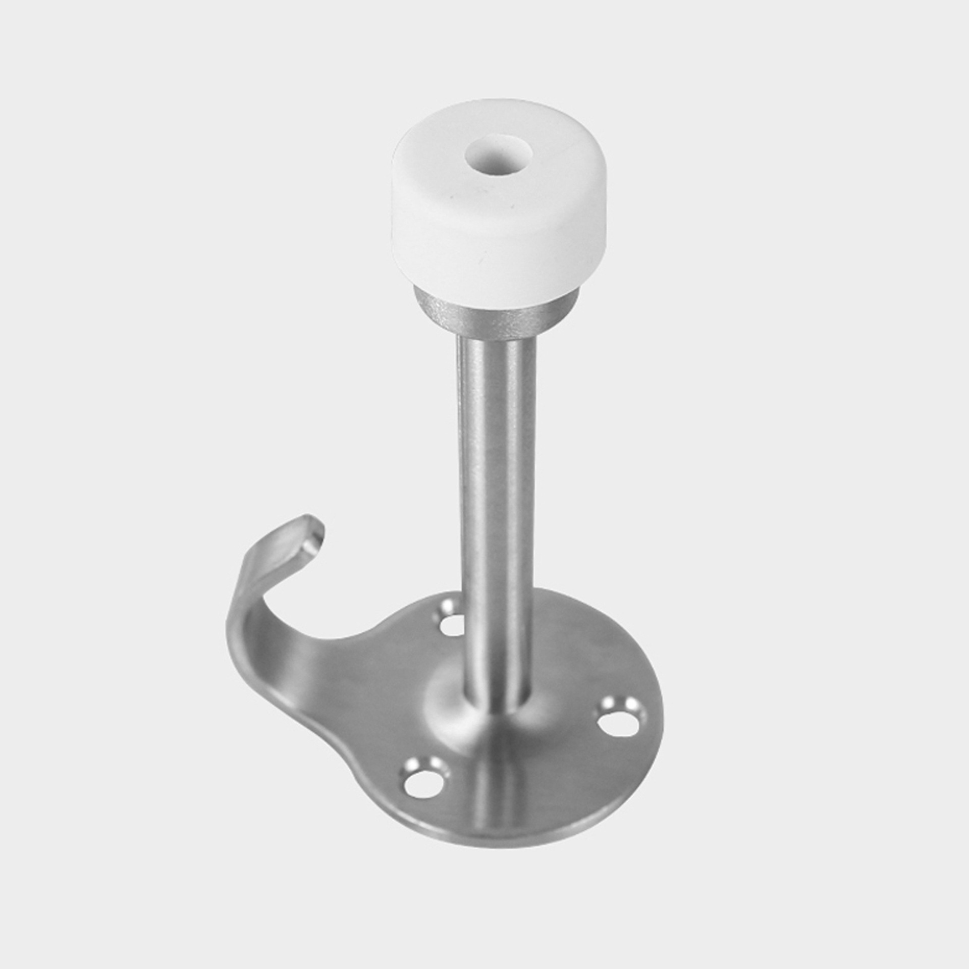 Stainless steel door top limit door stop bathroom glass door rubber turtle top door touch bathroom door suction 304