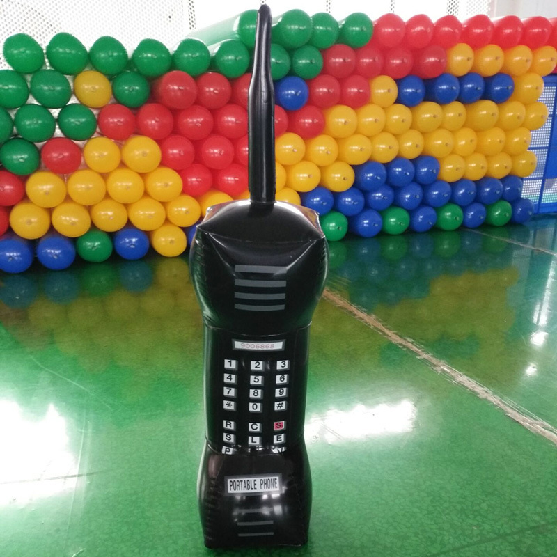 Amazon Hot Selling Inflatable Mobile Phone Children's Simulation Phone Radio Microphone Model Toy