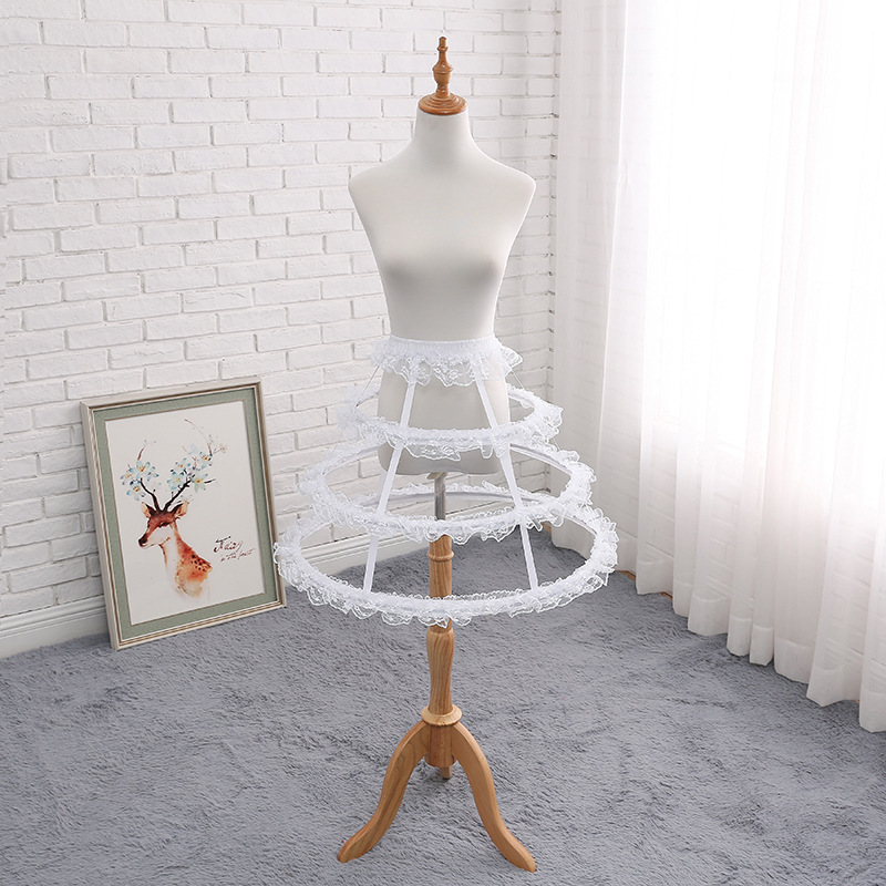 lolita lolita skirt support summer Cool Hollow violent Fishbone support daily Carmen bird cage support adjustable