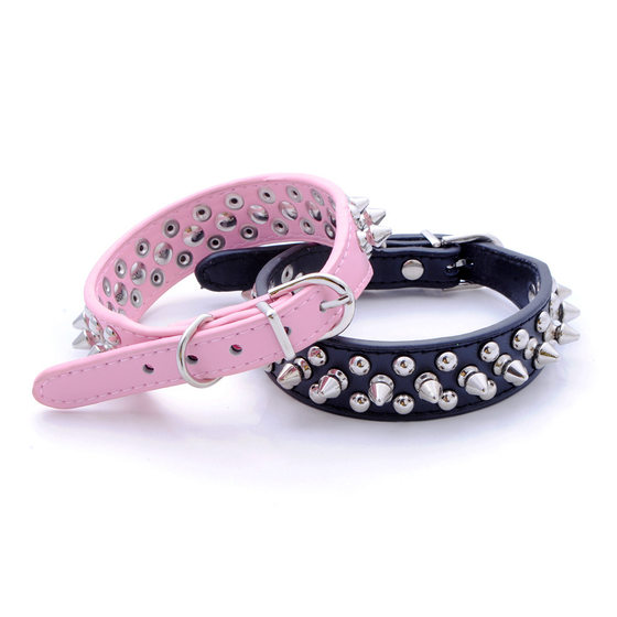 Berry Hot Pet Collar Bullet Stud Rivet Dog Collar Dog Chain Punk Dog Neck Ring Amazon Explosions