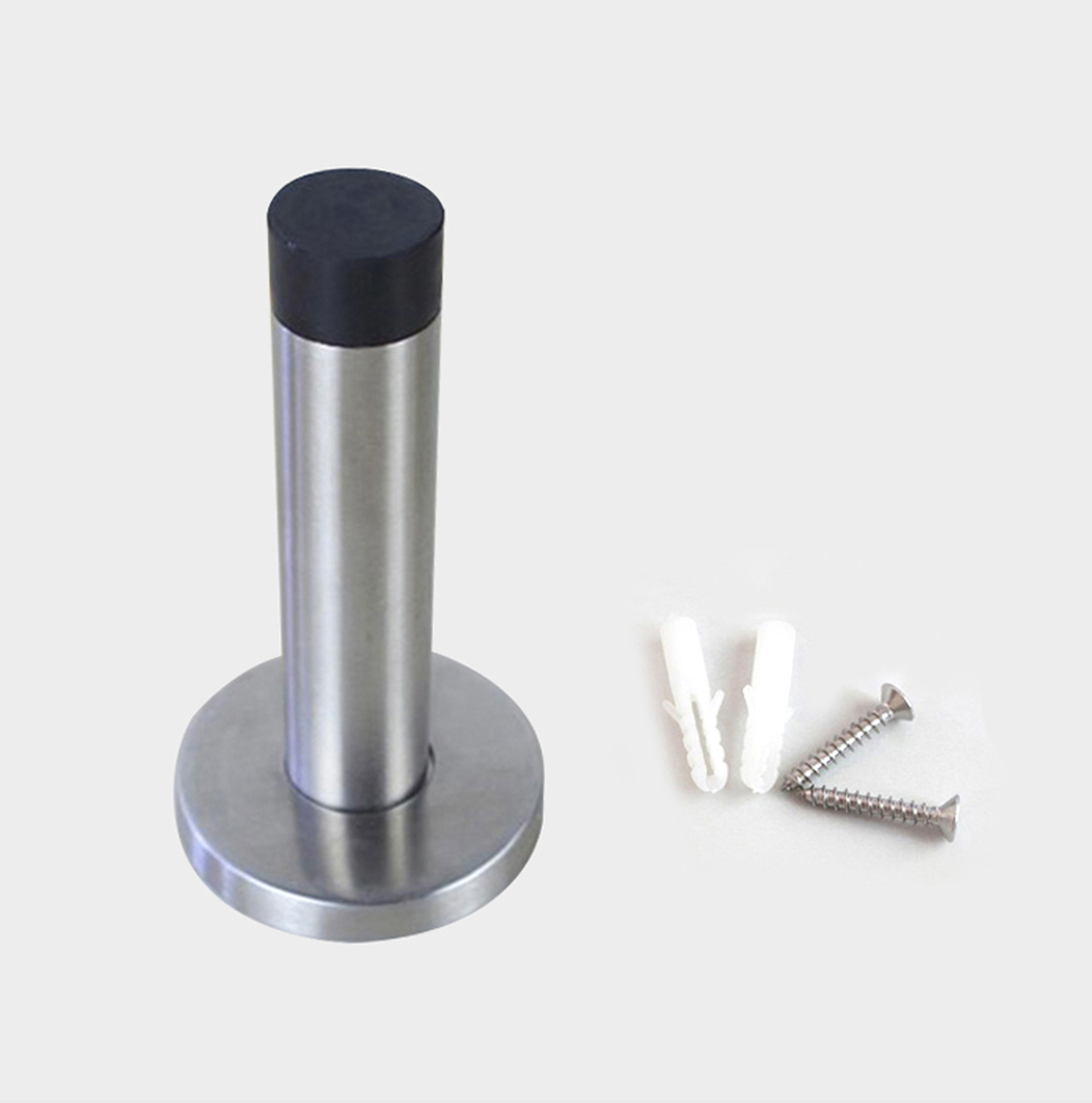 Stainless steel door top limit door stop bathroom glass door rubber turtle top door touch bathroom door suction 304
