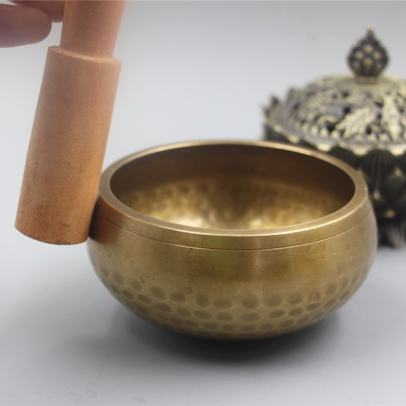 Nepal Handmade Copper Xin Song Bowl Buddhist Tone Bowl Yoga Bowl Meditation Bowl Transitions Bowl SPA Tone Therapy