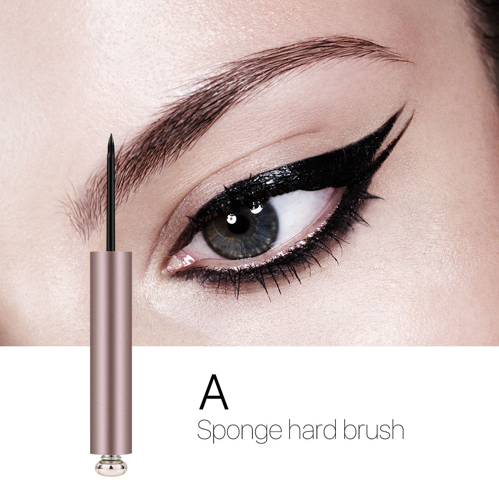 O.TW O.O Foreign single hot sale matte dazzling black waterproof eyeliner one-piece molding non-smudging quick-drying
