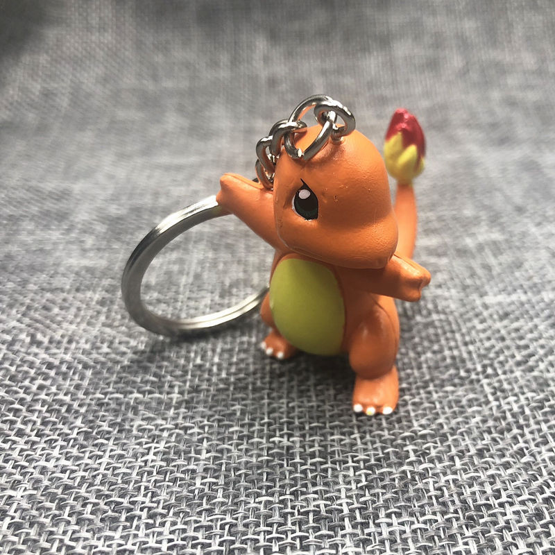 Pokemon Pet Elf Pokemon Royal Three Small Fire Dragon Jenny Turtle Keychain Pendant Jewelry Doll