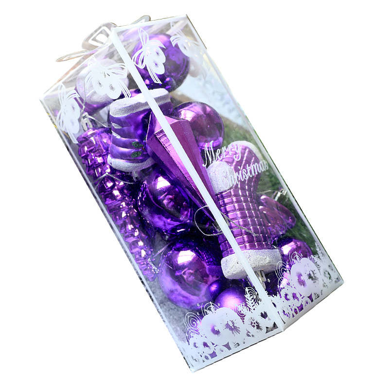 Christmas Ball Alias Ball 21 Pack Christmas Tree Hanging Christmas Decorations Cross Border_voghion.com