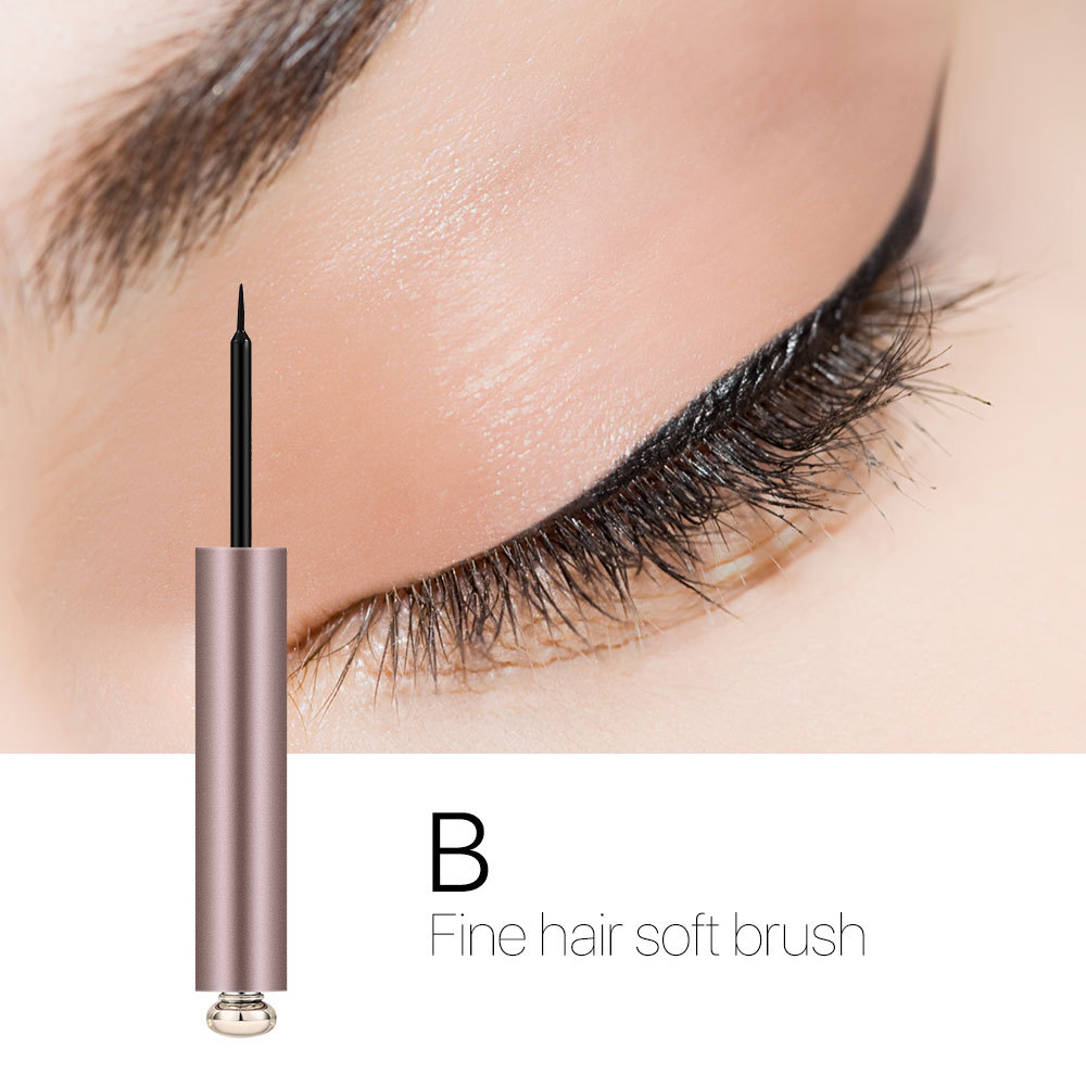 O.TW O.O Foreign single hot sale matte dazzling black waterproof eyeliner one-piece molding non-smudging quick-drying