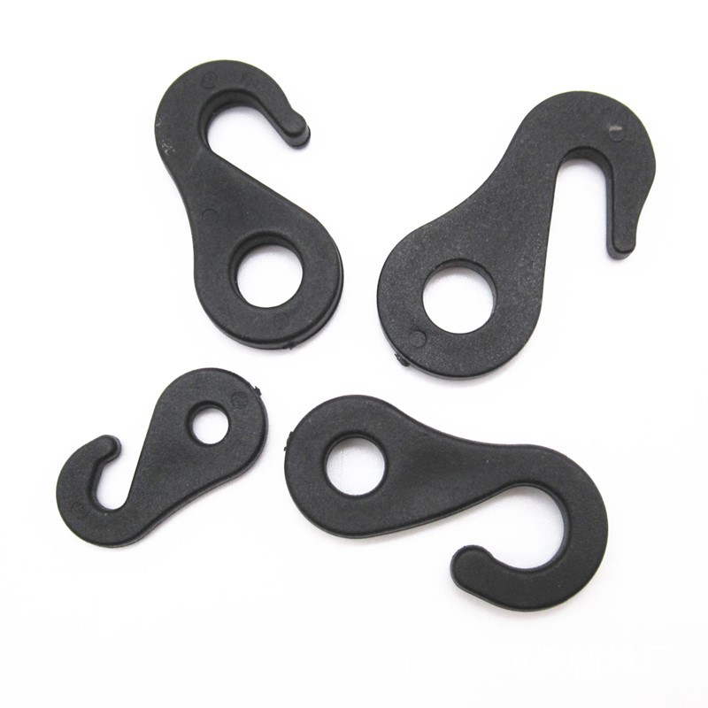 Tent S hook 3.6cm high nylon round hole hook S hook canopy hook tent accessories