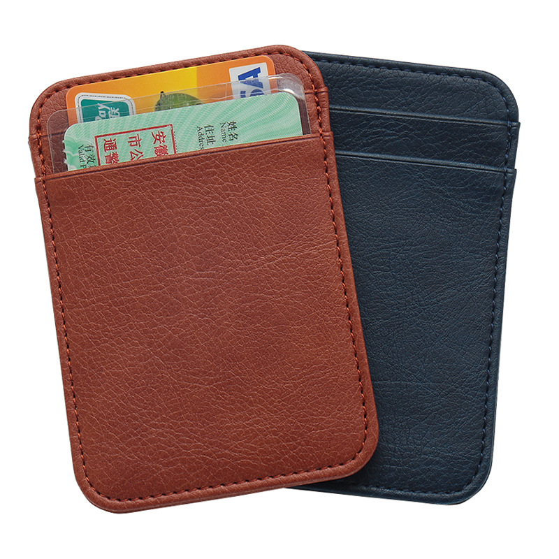 Vertical Mini Lightweight Business Card Holder Business Multi-Card Driver's Card Holder Identity Card Bag Case Made of LOGO