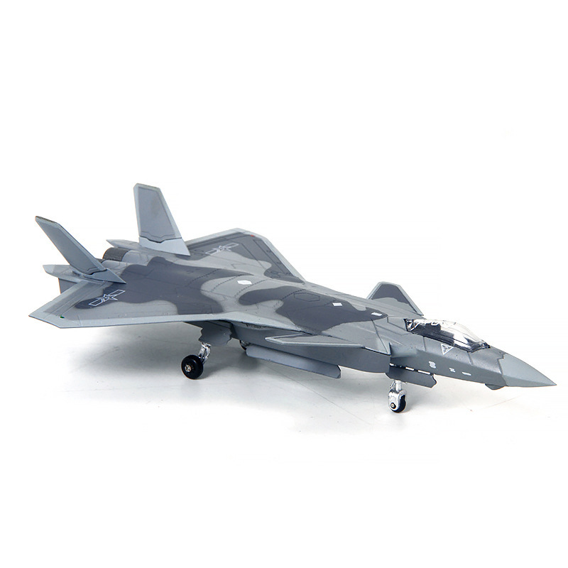 Telbo J-20 戦闘機モデル合金シミュレーション完成品ディスプレイピース高品質ダイキャスト航空模型玩具|undefined