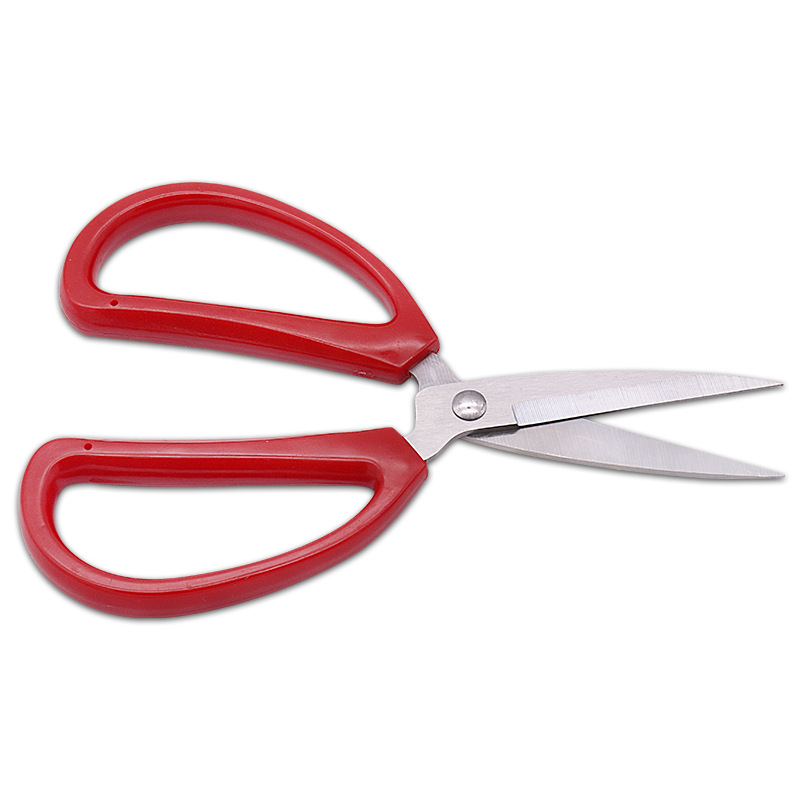 Yangjiang wholesale spot household scissors Red office scissors stainless steel civil scissors