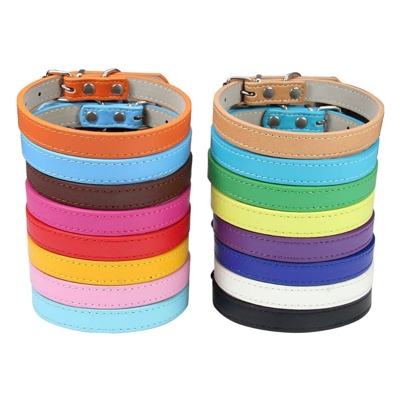 Strictly Selected Pet Collar Leather Dog Collar Large, Medium and Small Dog Atmospheric Adjustable Breathable Collar Cat Collar