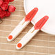 Cross stitch small scissors transparent thread head scissors with cover safety sewing scissors household U-shaped plastic spring yarn scissors wholesale