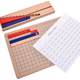 Children's Mathematics Enlightenment Education Early Education Montessori Multiplication and Division Board Addition Board Addition and Subtraction Monte Montessori Teaching Aware