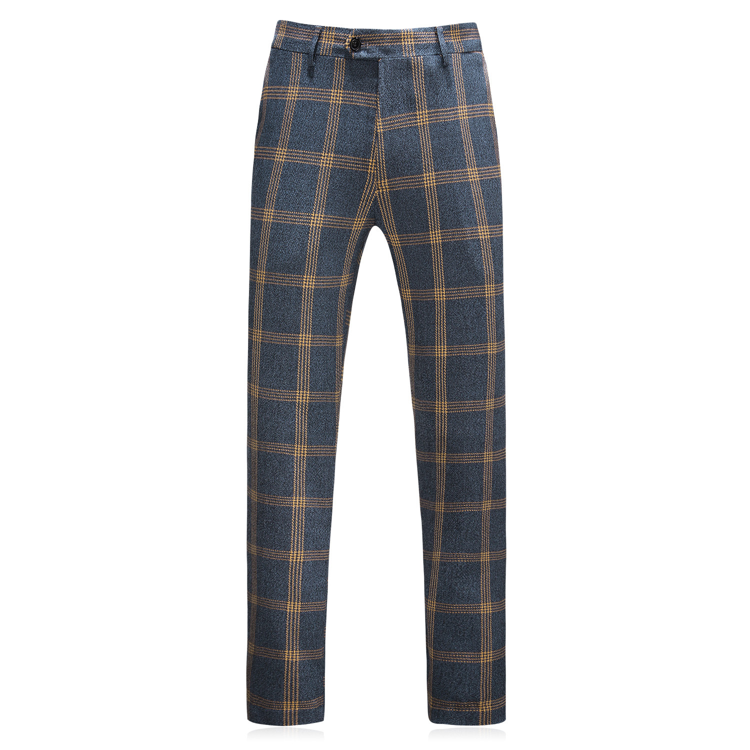 Cross-border foreign trade Amazon S-5XL large size plaid suit three-piece men's business casual suit