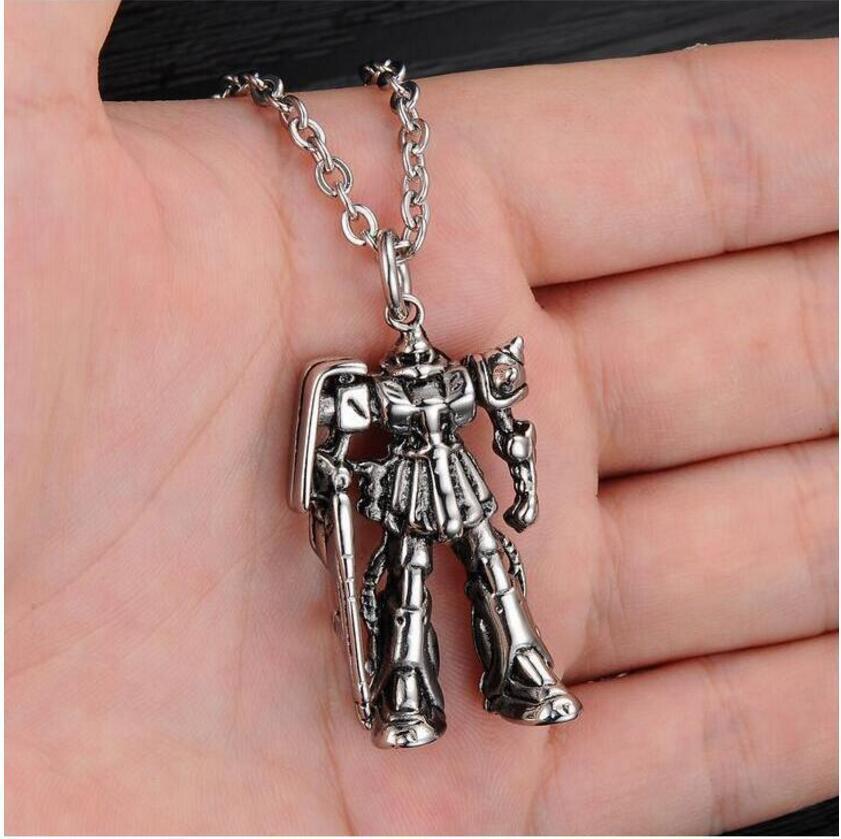 2023 hot sale Transformers robot necklace domineering hot sale men's jewelry Taobao fashion jewelry wholesale