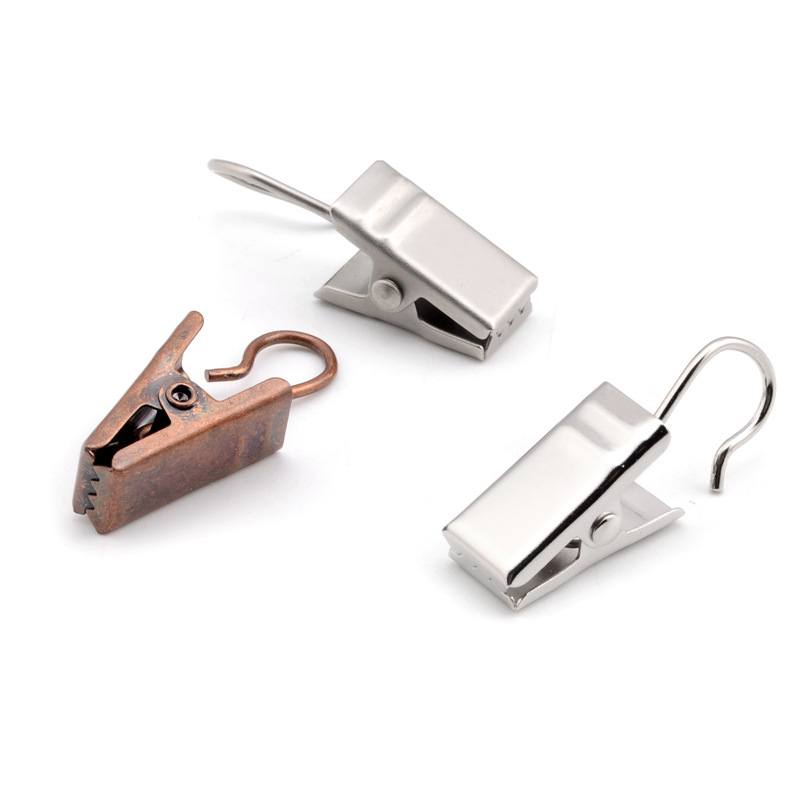 Cross-border sales metal hook curtain clip 7 colors multi-color selection spot curtain accessories clip