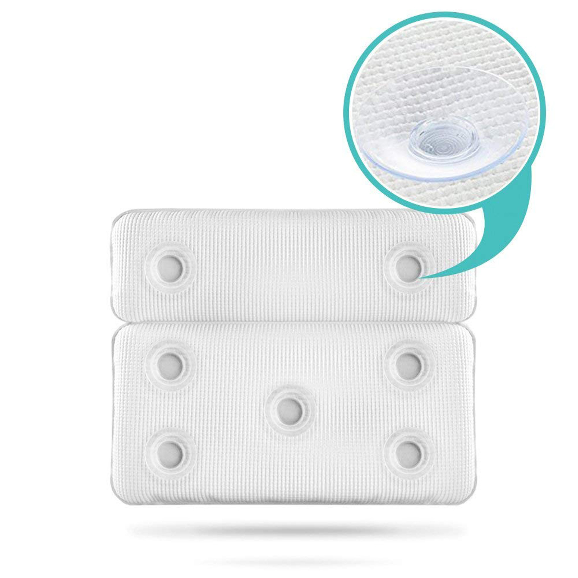 Bathroom Pillow Bathtub Pillow Mat Bath Pillow Bathtub Pillow Suction Type Square Universal Large