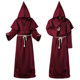 St. Vida Halloween Costume Medieval Friar robe monk costume wizard costume priest cosplay costume shawl