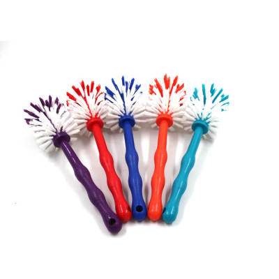 Hot sale deburring bottle brush plastic handle cleaning brush nylon brush pot wall cleaning brush hard brush cup wholesale