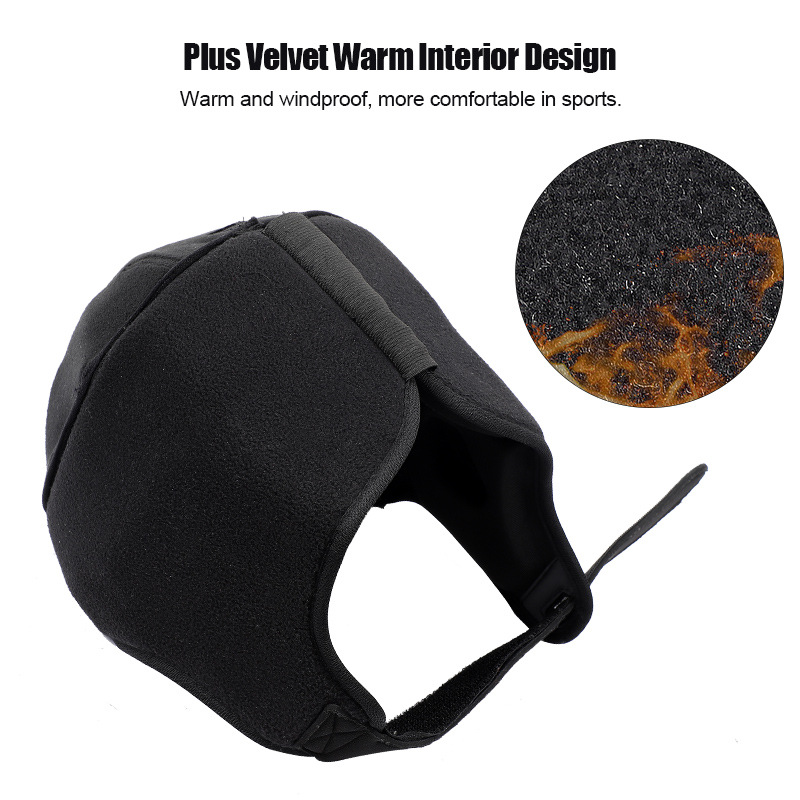 WEST BIKING winter velvet rugby goalkeeper ski skateboard riding drifting anti-collision hat head cover