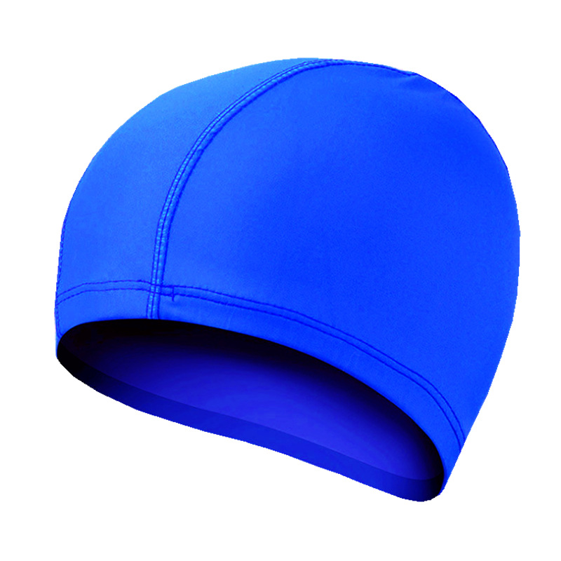 Cloth swimming cap swimming cap men's and women's multi-color cloth cap adult children's long hair comfortable swimming cap equipment individually packaged