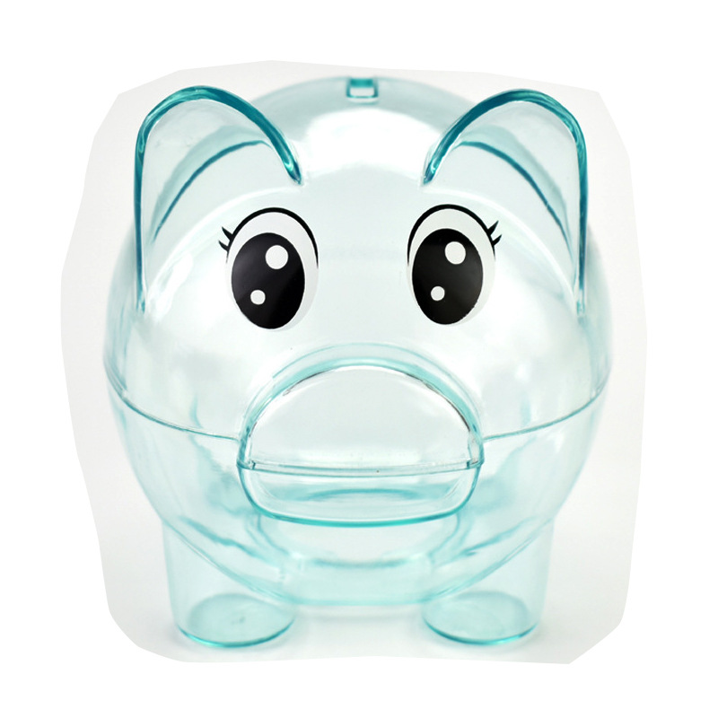 Piggy Bank Children's Gift Piggy Bank Piggy Bank Plastic Transparent Piggy Bank Children's Day Gift