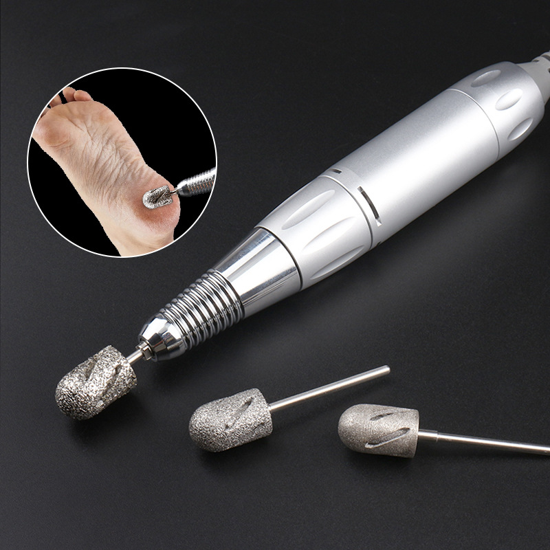 Foot white steel Jade round sanding head replaceable accessories tool sanding feet dead skin horny