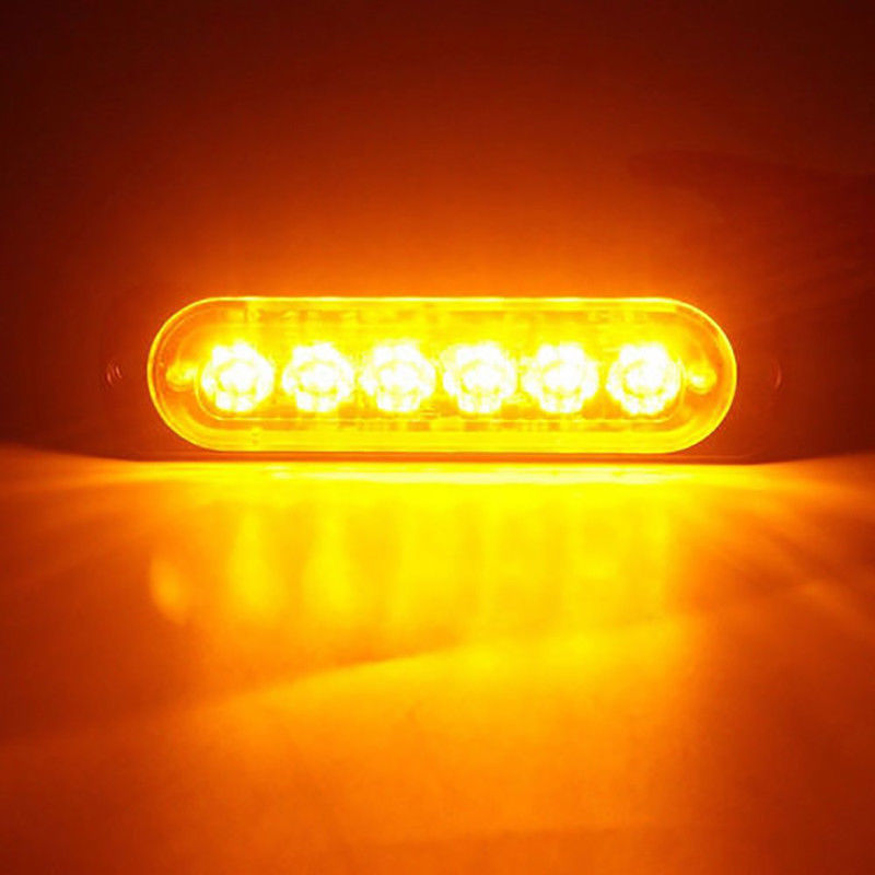 YH truck side lights 6 lights flash lights in the net flash lights ultra-thin side lights 12V-24v 18 mode