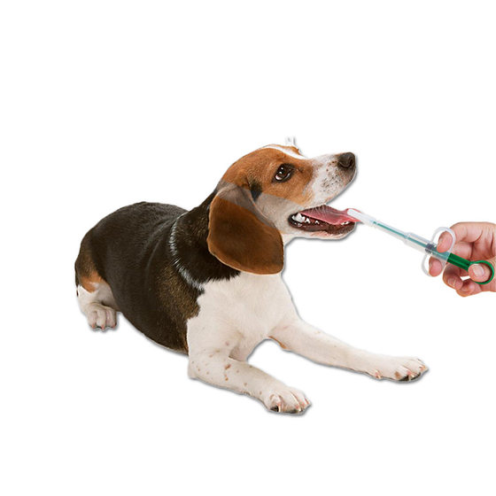 Pet medicine feeder double water medicine calcium tablet feeding stick cat and dog feeder syringe manufacturer spot logo