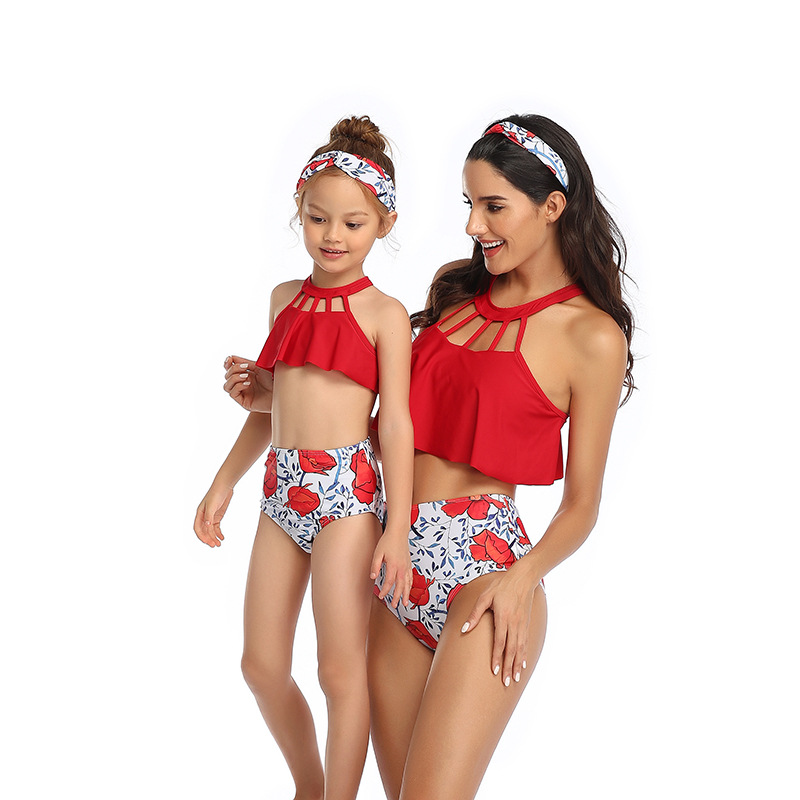 Hi Fish New Parent-child Swimwear European and American Swimwear Amazon Bikini Factory Wholesale