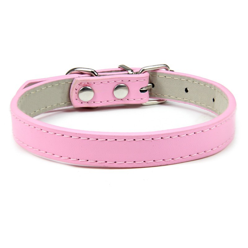 Strictly Selected Pet Collar Leather Dog Collar Large, Medium and Small Dog Atmospheric Adjustable Breathable Collar Cat Collar