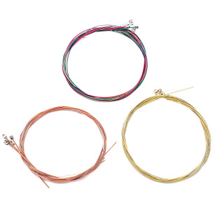 Folk acoustic guitar string brass copper color string pearlescent bag independent packaging set string guitar 