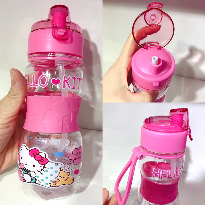 On behalf of the wholesale sale of straw cups children's cartoon straw cups creative small mouth Space Cups handle cups student water bottles