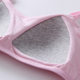 Pure Cotton student bra fixed Cup wrapped chest with chest pad tube top underwear running anti-vibration exposure solid color underwear