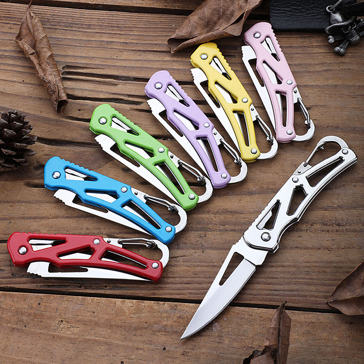 Household small folding knife outdoor small knife mini folding knife stainless steel folding knife multi-functional self-defense fruit knife knife knife