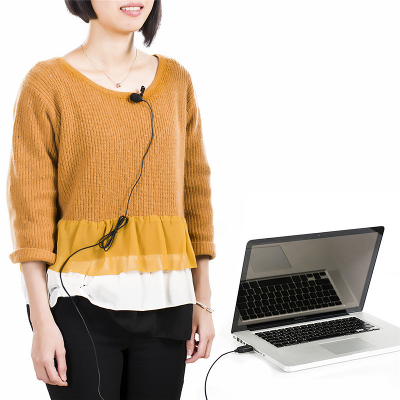 USB microphone laptop desktop computer small microphone conference game voice live mini collar clip microphone