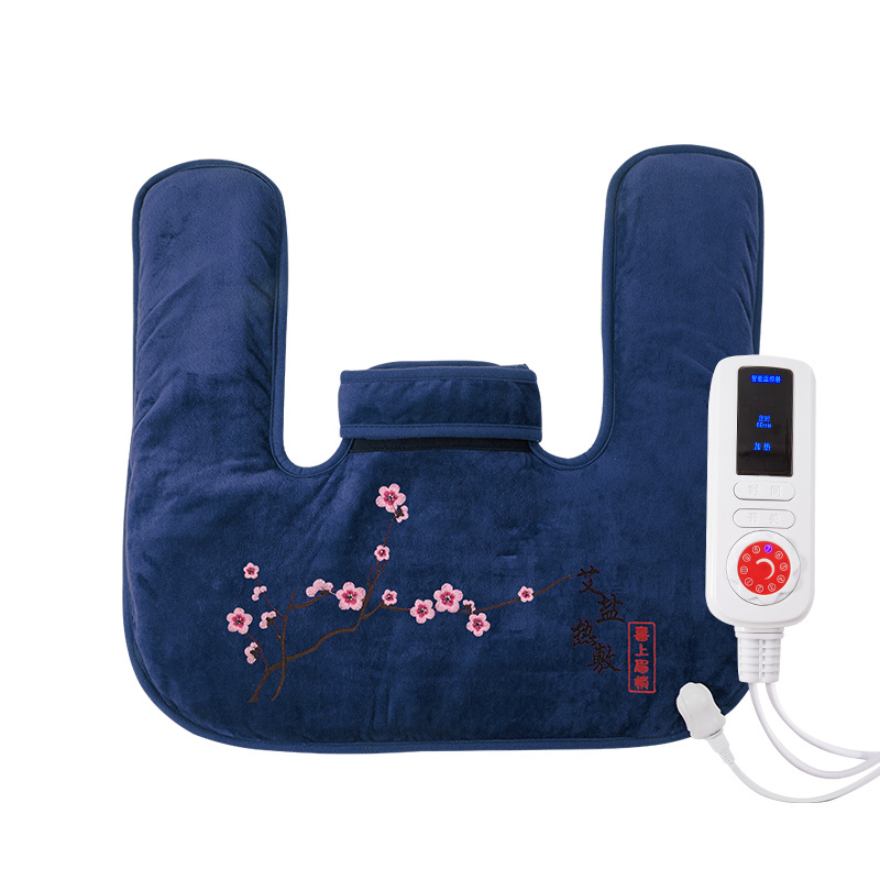 Heating Shoulder Poulder Electric Heating Shoulder Poulder Salt Coarse Salt Sea Salt Hot Pouch Therapy Bag Ai Salt Bag Electric Heating Neck Protection Electric Heating Shawl