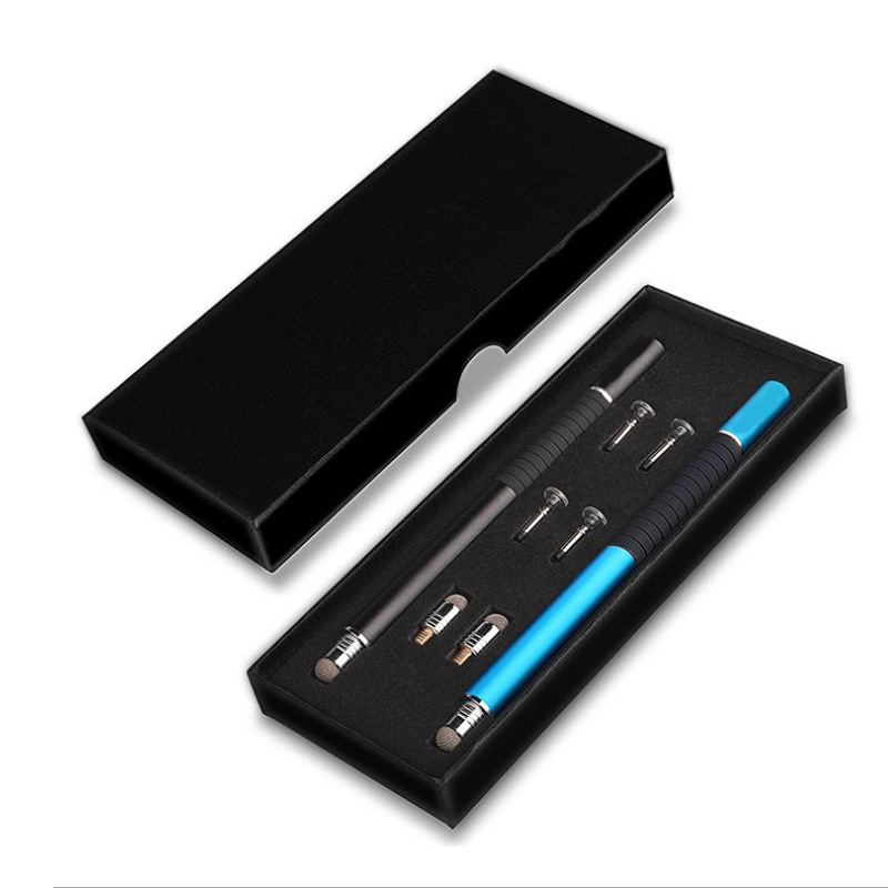 Spot double capacitive pen with clip for Apple Huawei mobile phone tablet stylus ipad universal touch screen pen
