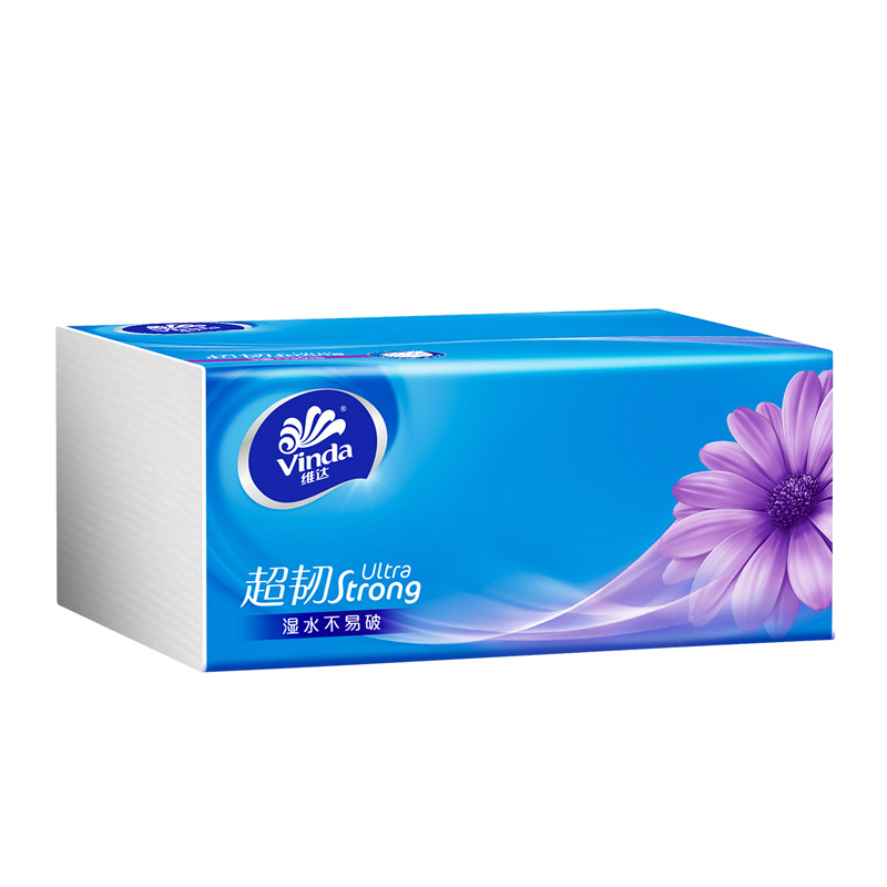 Vida tissue 3-layer 130-drawer family pack fragrance-free tissue 6 packs of toilet paper wholesale