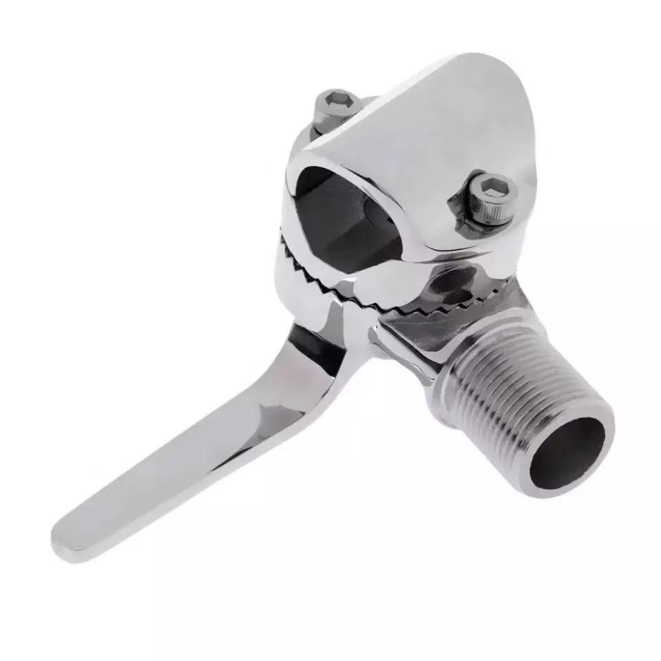 Pipe clamp antenna pedestal 316 stainless steel Marine adjustable antenna pedestal yacht universal base