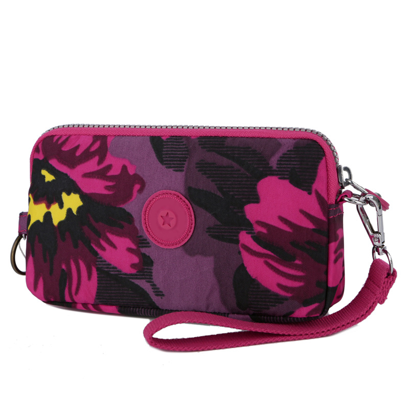 Cross-border Monkey Bag 2024 Spring and Summer New Women's Bag Fashionable Lightweight Nylon Cloth Compact Wallet Clutch Bag Card Bag
