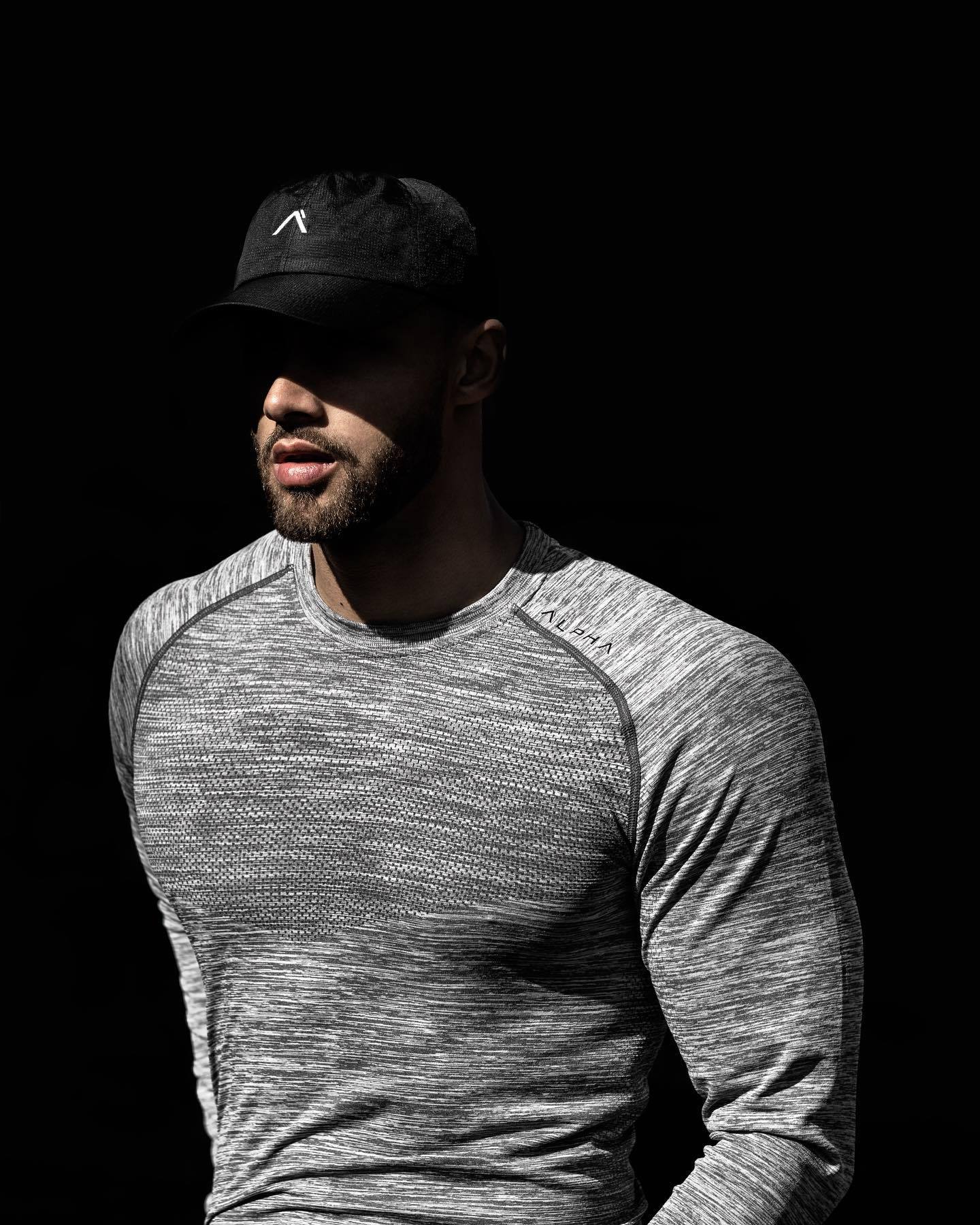[Foreign trade cross-border exclusive] fitness men's spring and autumn sports leisure quick-drying stretch long-sleeved T-shirt running