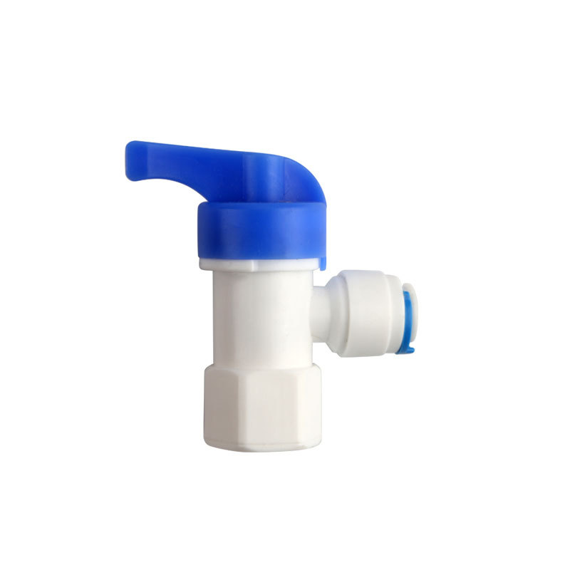 2 points pressure barrel ball valve switch 2 points PE pipe quick connector pure water machine 2 points thread turn 2 points pipe plastic valve