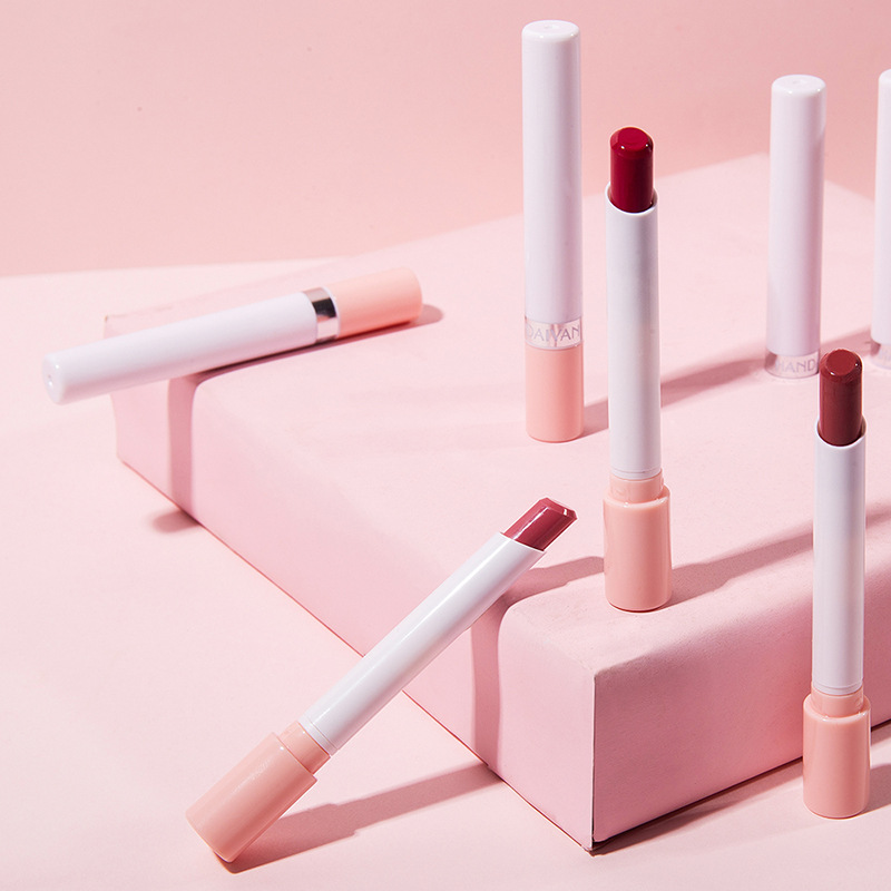 Cross-border Hot HANDAIYAN Han Daiyan Cigarette Matte Velvet Fog Moisturizing Lipstick 4 Sets
