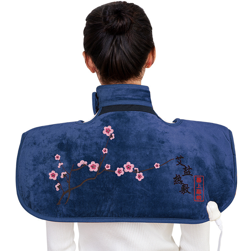 Heating Shoulder Poulder Electric Heating Shoulder Poulder Salt Coarse Salt Sea Salt Hot Pouch Therapy Bag Ai Salt Bag Electric Heating Neck Protection Electric Heating Shawl