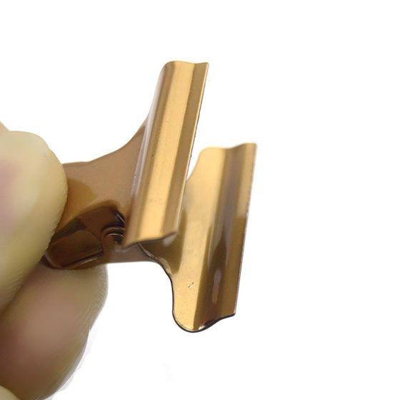 Factory spot supply Nordic simple creative metal coffee bean clip home retro DIY hand account clip
