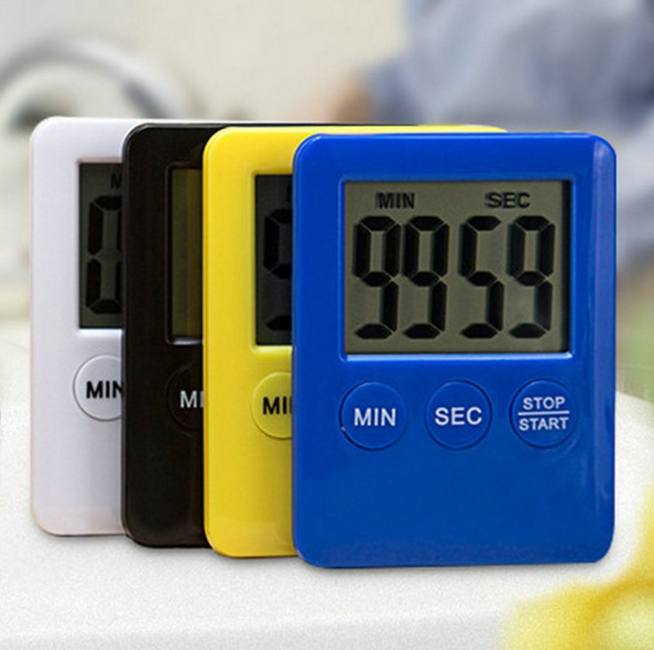 Factory Supply Kitchen Timer Countdown Electronic Clock Stopwatch Cooking Timer Electronic Timer Small Alarm Clock