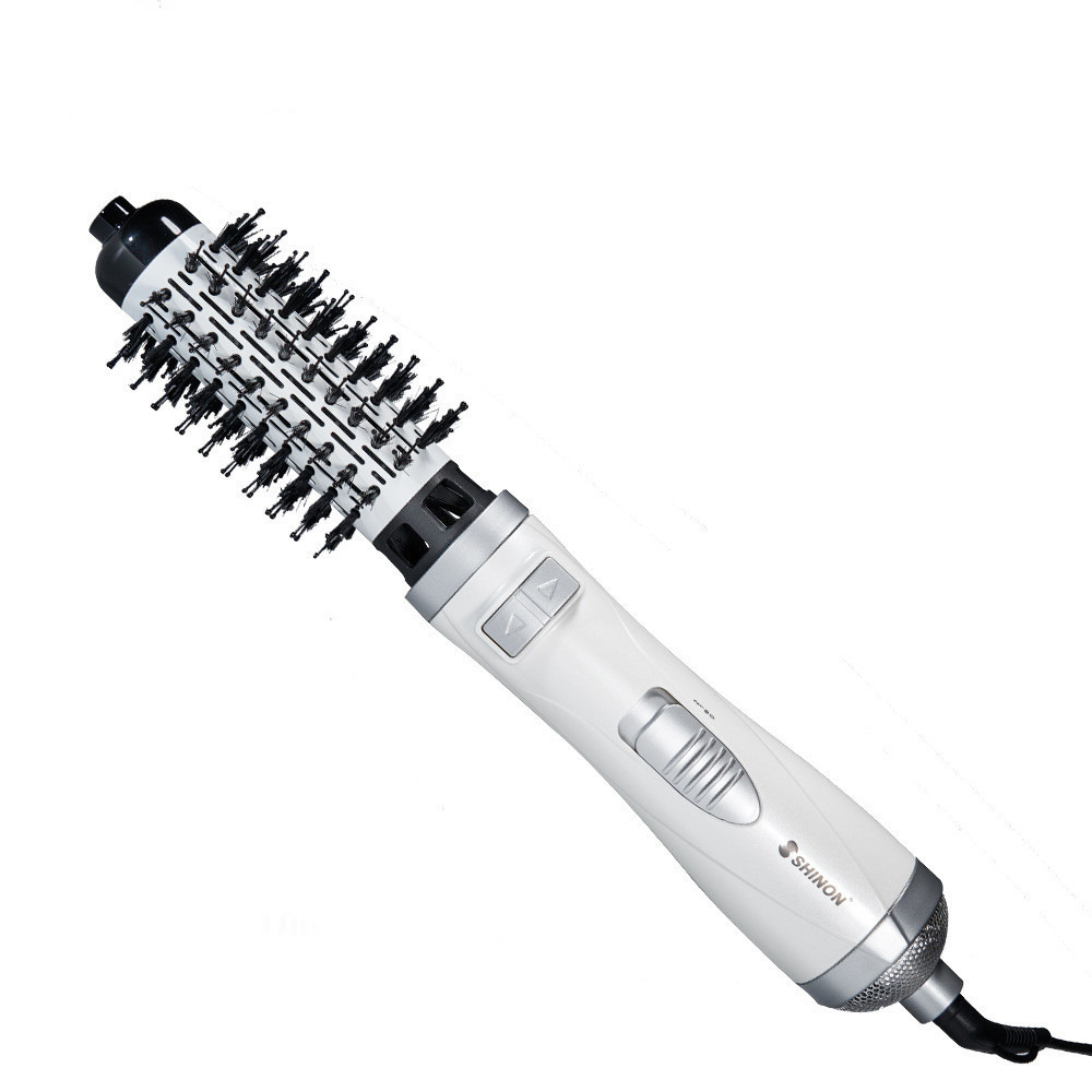SHINON cross-border hot sale automatic rotating hot air comb big wave curling iron straight hair comb blowing comb