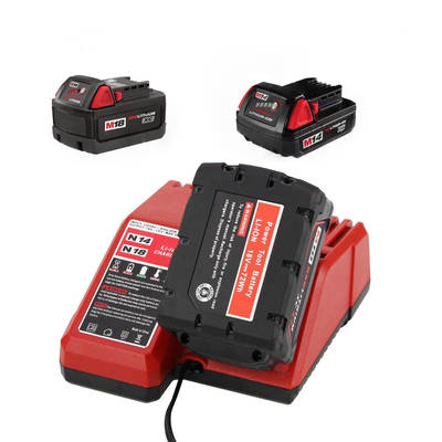 Alternative Milwaukee Mivochi 18V Battery Charger 14V -18v lithium battery M18 fast charger