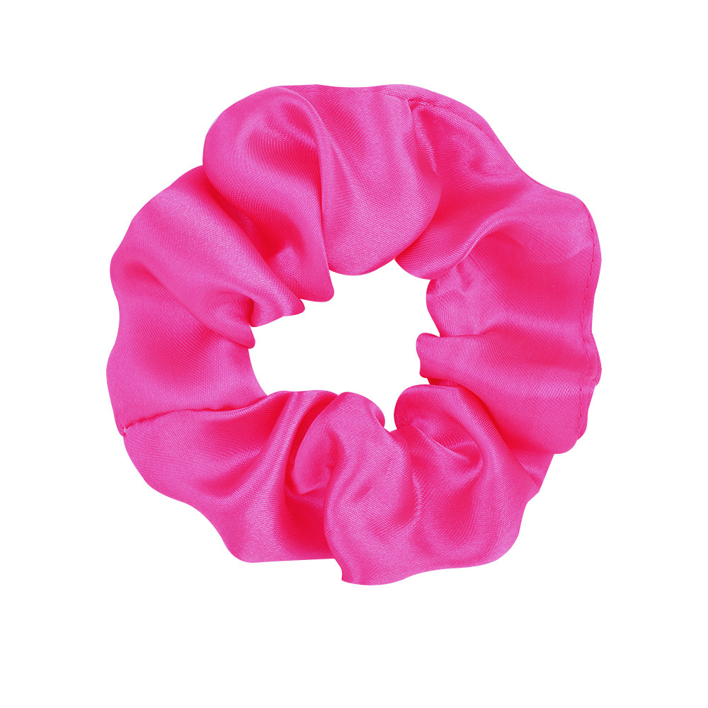 Cross-border Amazon supply solid color large intestine hair ring color cloth elastic hair ring European and American hair accessories headdress 095